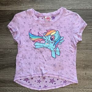 My Little Pony Girls T Shirt size XS 4 5 Lilac Purple